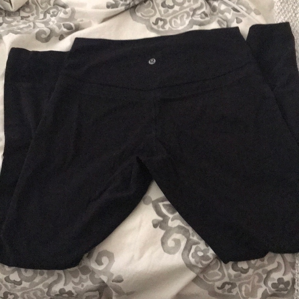 Lulu Lemon size 8 black align pants